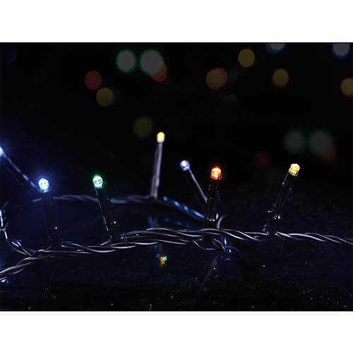 LED-Microlichterkette APP gesteuert 180 LEDs bunt/warmweiß