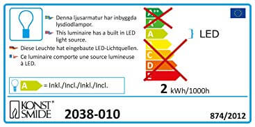 Innenkette Onestring mit LED-Topkerzen 2038-010