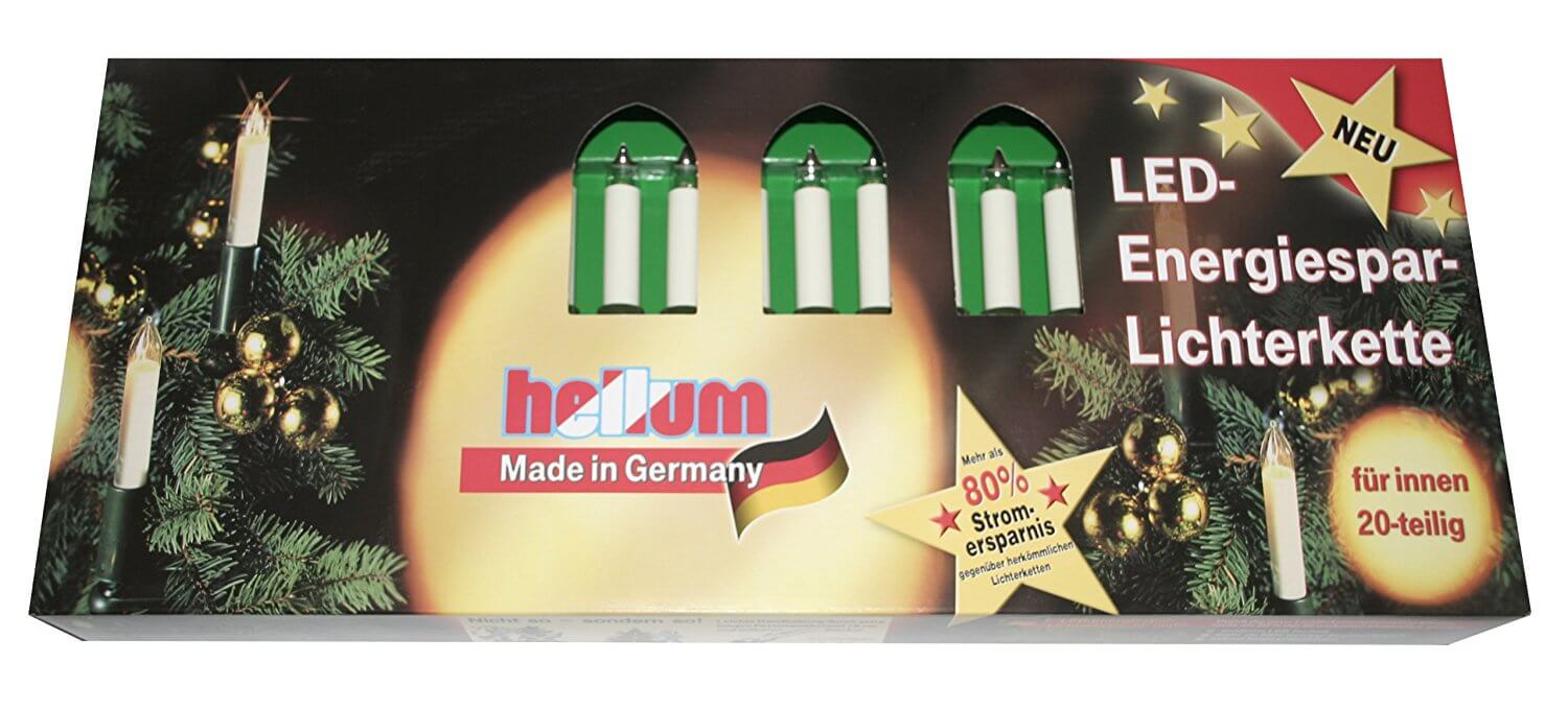 20er LED-Schaftkerzenkette Made in Germany 802061