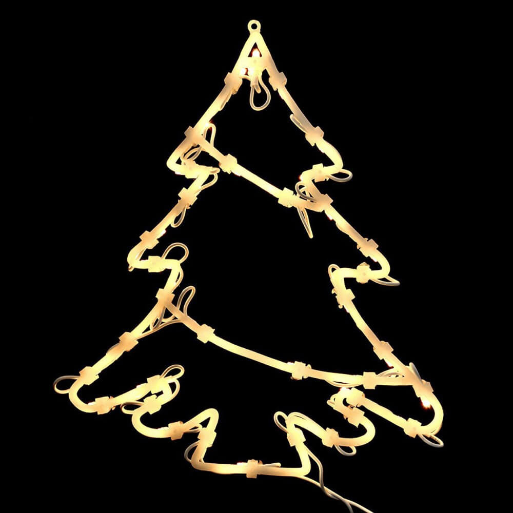 3D Weihnachten  Lampe Geschenk  Holz Advent Glocke 2 seiten Fensterbild Deko 