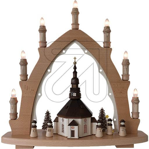 Leuchtturm Seiffener Kirche Lenk & Sohn 75709-n