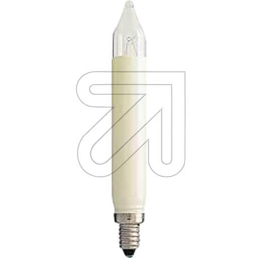 LED-Schaftkerzen elfenbein 9V E10 2er Pack Konstsmide 5097-720