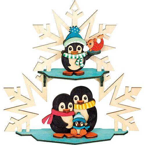 Bastelset Fensterbild Pinguinfamilie 10227