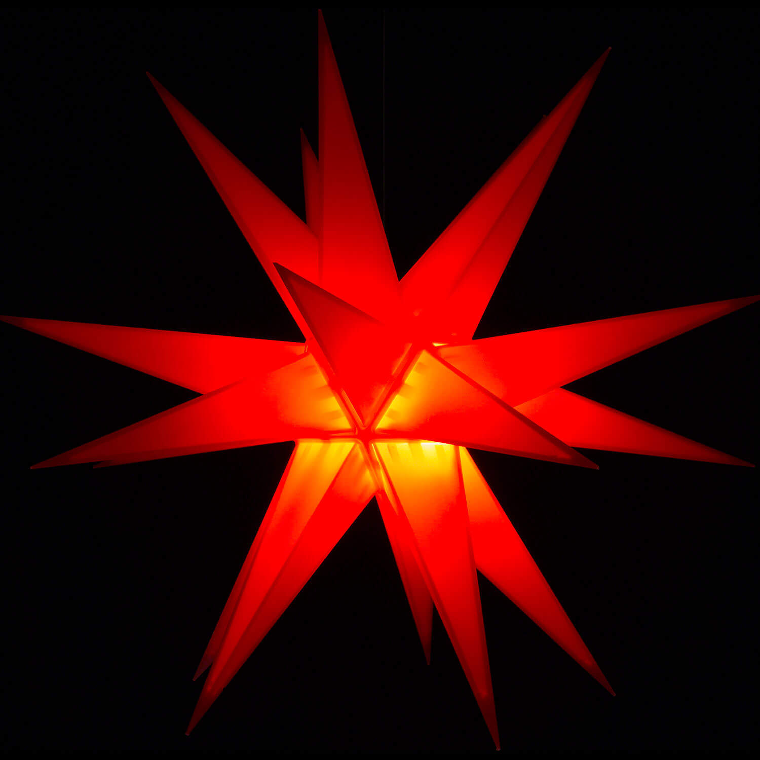 Saico WS2003 LED-Weihnachtsstern Ø 60cm rot