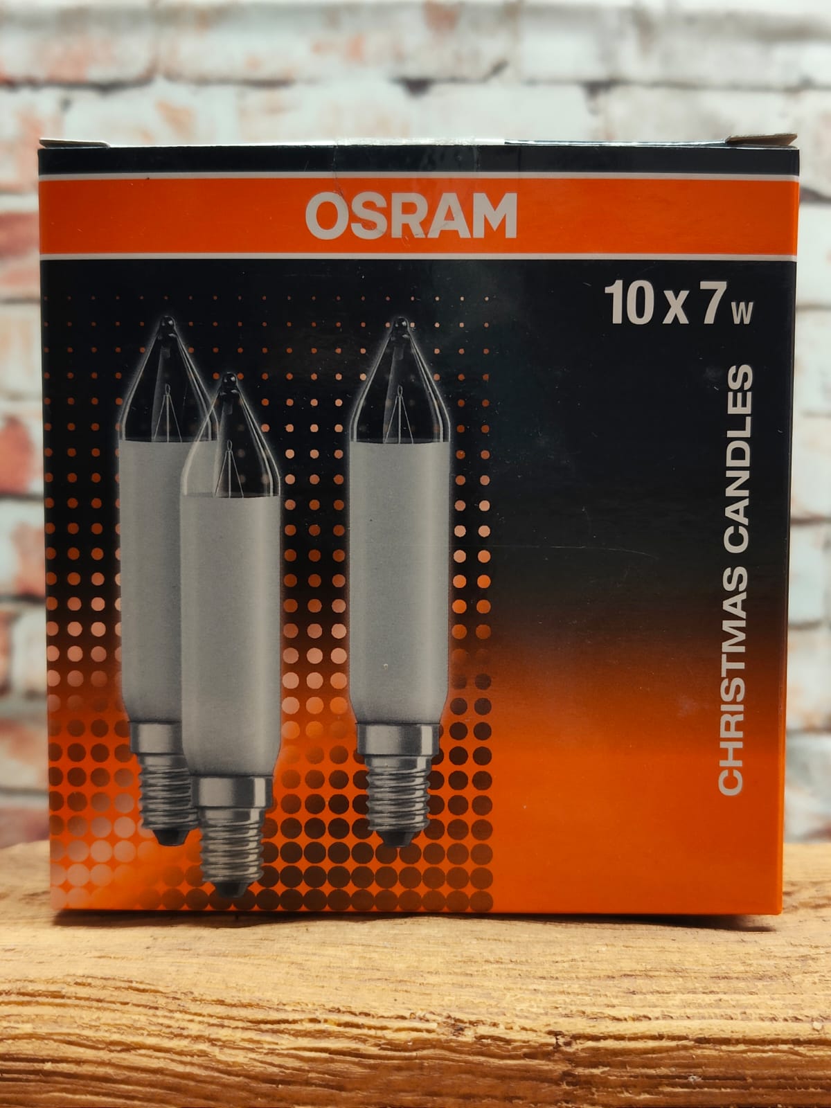 Osram 6141-10 Schaftkerzen elfenbein 15V/7W E14 - 10er Pack