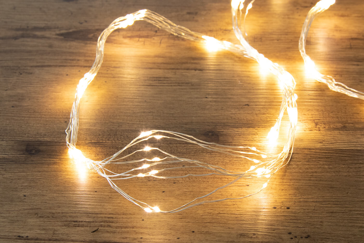 Micro-Bündel-Lichterkette 200 warmweissen LEDs