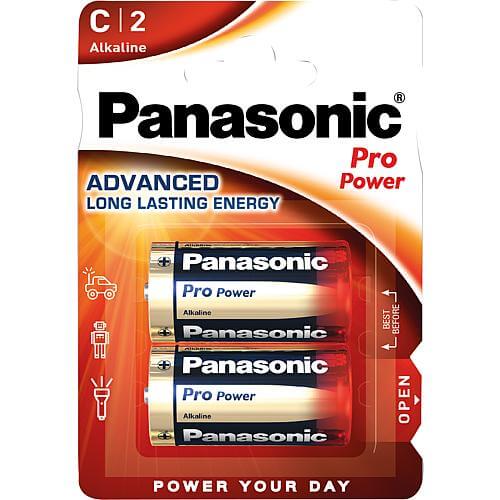 PANASONIC Baby LR14 Batterie 1,5V ALKALINE PRO POWER