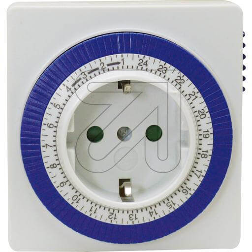 Elektromechanische Zeitschaltuhr 250V/16A weiß