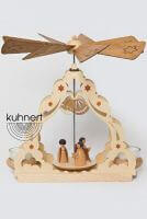 Drechslerei-Kuhnert-24077-Teelichtpyramide-mit-engel-4250988704018